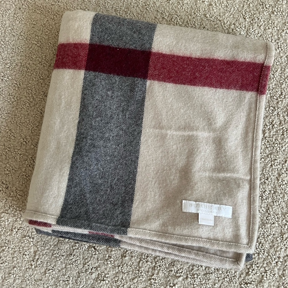 Burberry baby blanket